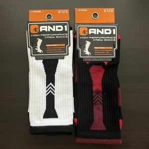 AND1 High Performance Crew Socks